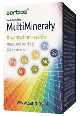 Multimineraler 60 tabletter SANBIOS